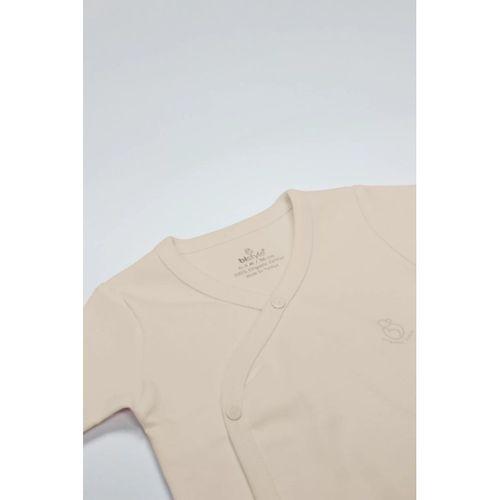 Bistyle Organik Natural Basic Style Kruvaze Uzun Kol Body Bs17102 Bej