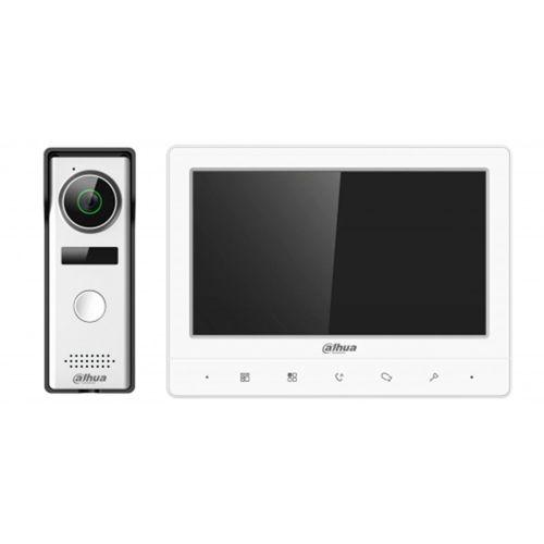 DAHUA KTA02, Analog Villa Tipi Görüntülü  İnterkom Kit, 7 inç TFT Ekran, 1,3Mp Kamera, Analog Villa Kit