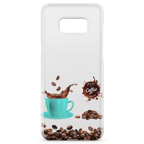 Samsung Galaxy S8 Plus Kılıf Coffe Time Arka Kapak Koruma Desenli Full Koruyucu