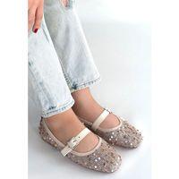 Moden Bej Süet Babet Ayakkabı