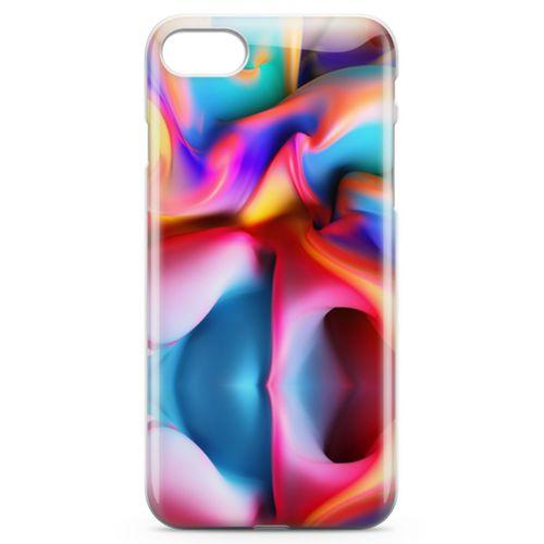 Apple iPhone 7 Kılıf Silikon Boya Arka Kapak Koruma Desenli Full Koruyucu