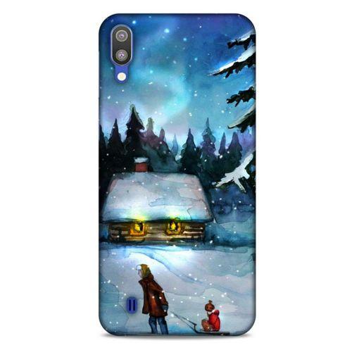 Samsung Galaxy M10 Kılıf Snowix (38) Neo Hybrid Kılıf Beyaz Mavi