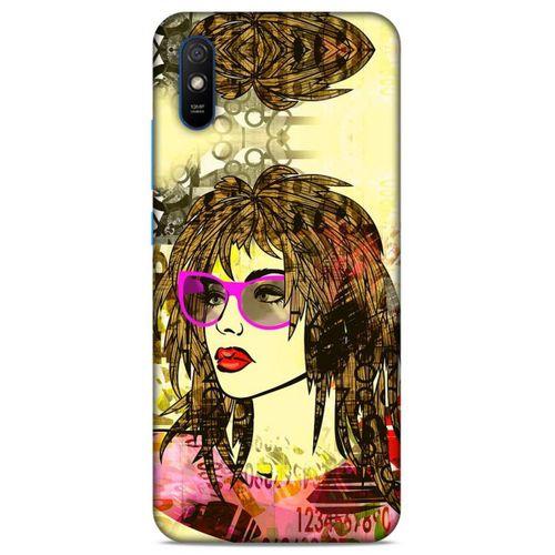 Lopard Xiaomi Redmi 9A Uyumlu Kılıf Sürreal Yüzler ♀ (18) Telefon Kılıfları Desenli