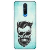 Lopard Xiaomi Redmi K30 Uyumlu Kılıf Tattoo's (25) Antişok Kapak Mustache