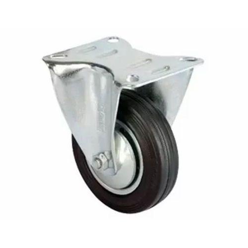 Servis Tekeri - Tablalı Siyah Sabit - Çap 150 Mm