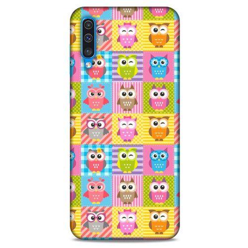 Baykuşlar (35) Desenli Silikon Kapak Telefon Kabı Samsung Galaxy A30s Kılıf