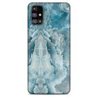 Samsung Galaxy M31s Uyumlu Kılıf Mavi Delisi (8) Baskılı Kılıf Mermer