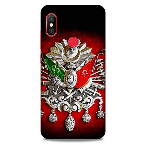 Xiaomi Redmi Note 6 Pro Uyumlu Kılıf Ottoman (14) Lansman Kılıf Tuğra