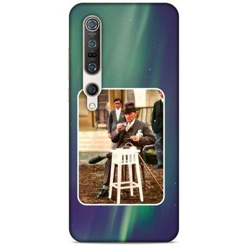 Xiaomi Mi 10 Pro Kılıf Atatürk (21) Koruyucu Kapak Yeşil Gökyüzü