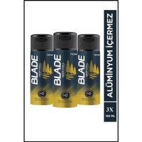 3 Adet Blade Deep Chill Erkek Deodorant 150 Ml Hızlı Kurur, Leke Bırakmaz