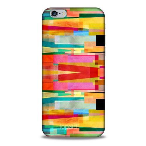 Apple Iphone 6S Kılıf Pastel Renkler (21) Koruyucu Kapak Yeşil Kırmızı