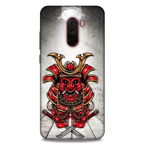 Lopard Xiaomi Pocophone F1 Uyumlu Kılıf Tattoo's (39) Liquid Crystal Kılıf Şeytan Dövmesi