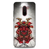 Lopard Xiaomi Pocophone F1 Uyumlu Kılıf Tattoo's (39) Liquid Crystal Kılıf Şeytan Dövmesi