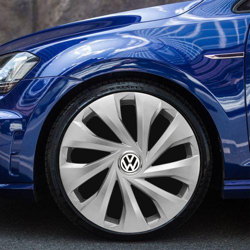 Volkswagen Polo 15 Inç Uyumlu Jant Kapağı  4'lü Takım Gri 2715