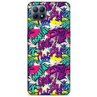 Graffitix (29) Desenli Silikon Kapak Huawei P40 Lite Kılıf