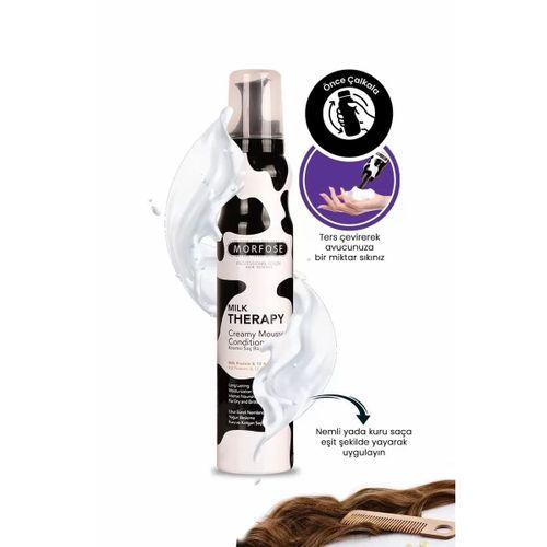 Milk Therapy Kremsi Saç Bakım Köpük 350 ML - Besleyici Koruyucu - mrfs