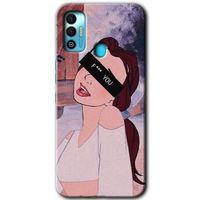 Tecno Spark 7T Kılıf HD Desen Baskılı Arka Kapak - Bad Girl + Kırılmaz Cam