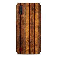 Lopard Samsung Galaxy A01 Uyumlu Kılıf Wood'X (15) Antişok Kılıf Baskılı