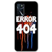 MRCİLETİSİM Oppo A16 Kılıf Kapak - 404 Error +Hayalet Ekran Yandan Gözükmez