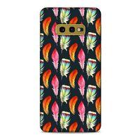Samsung Galaxy S10e Kılıf Desenli Özel Seri Tüyler (49) Ultra Silikon Kılıf