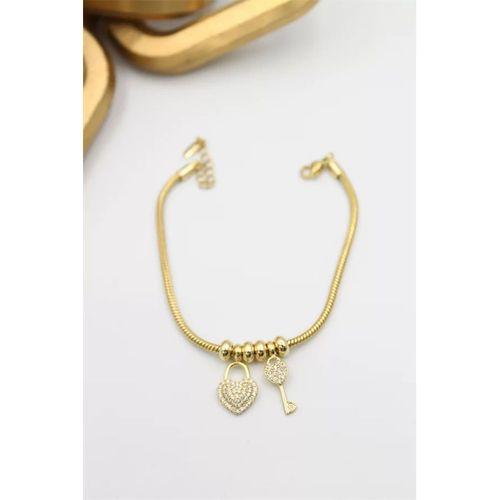 Kalp Xuping Bileklik - Altın