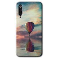 Xiaomi Mi 9 SE Kılıf Baskılı Kapak - Zeplin + 5D Tam Kaplayan Cam