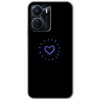 Vivo Y16 Kılıf HD Desen Baskılı Arka Kapak - Heart Strokes