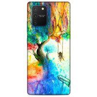 Samsung Galaxy S10 Lite Kılıf Depresyon (15) Antişok Kılıf Yeşil Kahve