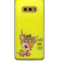 Zoologix (50) Samsung Galaxy S10 Lite Şeffaf Kılıf Silikon Desenli