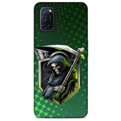 Oppo A92 Uyumlu Kılıf Motorsiklet (29) Arka Koruma Kılıfı Kurukafa
