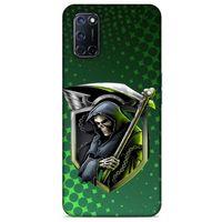 Oppo A92 Uyumlu Kılıf Motorsiklet (29) Arka Koruma Kılıfı Kurukafa