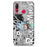 Huawei P Smart Z Uyumlu Kılıf Rick And Morty (10) Full Koruma Kılıfı Space Beth