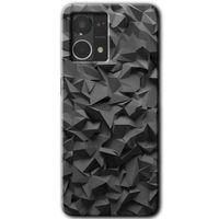 Oppo Reno 7 4G HD Baskılı Kılıf + 9D Tam Ekran Koruyucu - Dark Broke