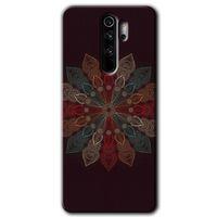 BeRa Aksesuar Xiaomi Redmi Note 8 Pro Kılıf Baskılı Kapak - Mandala Flower Wal +Tam Kaplayan Mat Seramik