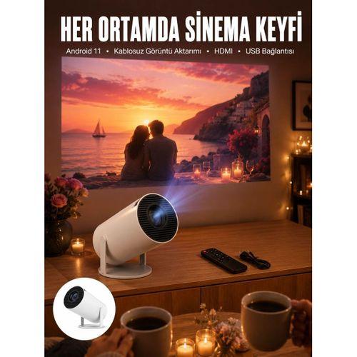 Sevgiliye Özel Hediye Ayaklı Sinema Projektörü Projeksiyon Yeni Nesil