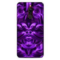 Xiaomi Redmi 8 Uyumlu Kılıf Mor Delisi (1) Kılıfı Saten