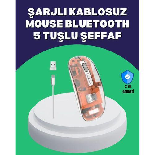 Sessiz Ve Ergonomik Kablosuz Fare - 30 Gün Kullanım, 2 Modlu Bağlantı