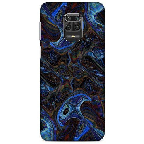 Xiaomi Redmi Note 9S Uyumlu Kılıf Mavi Delisi (6) Silikon Kılıf Taş