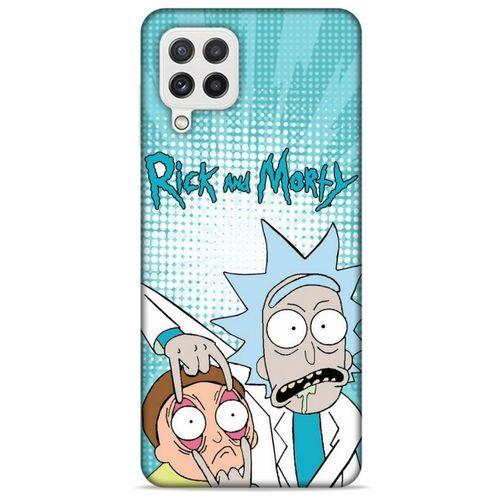 Samsung Galaxy A22 Uyumlu Kılıf Rick And Morty (2) Kabı Morty Smith