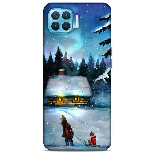 Oppo Reno 4 Lite Kılıf Snowix (38) Neo Hybrid Kılıf Beyaz Mavi