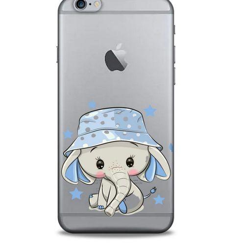 Zoologix (46) Apple Iphone 6S Plus Şeffaf Kılıf Silikon Desenli