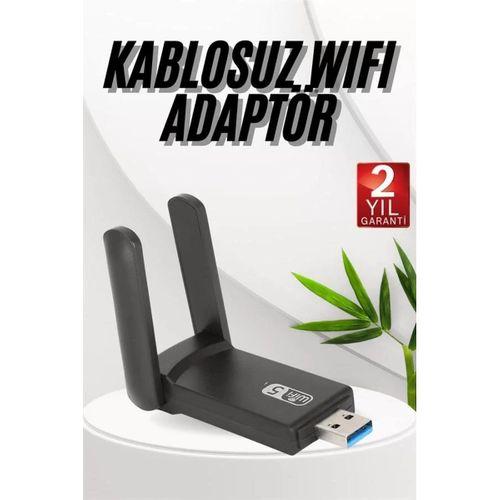 Wifi Adaptörü Bt5.0 Wifi 2'si Bir Arada Çift Bantlı Çift Anten