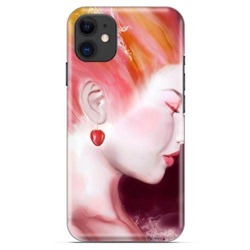 Apple iPhone 13 Uyumlu Kılıf Pembe Delisi (26) Tpu Silikon Kılıf Kiraz