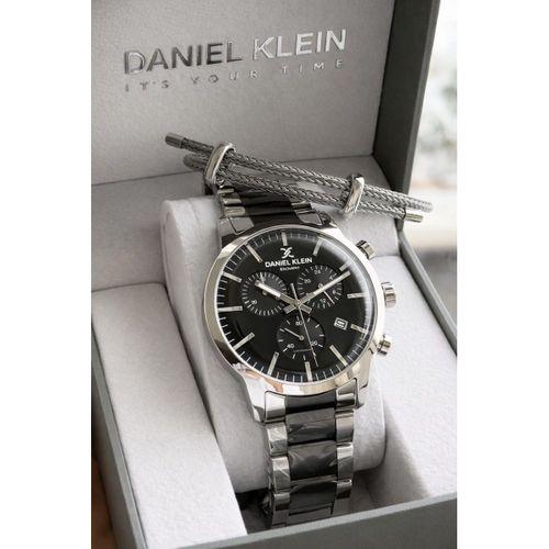 Daniel Klein İtalyan Tasarım Bilekli Hediyeli 2 Yıl Garantili Çelik Kordon Erkek Kol Saati Y14238.7