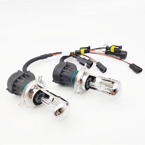 H4 Xenon Ampul Uzun Kısa 12000K Mavi Renk 2 Adet