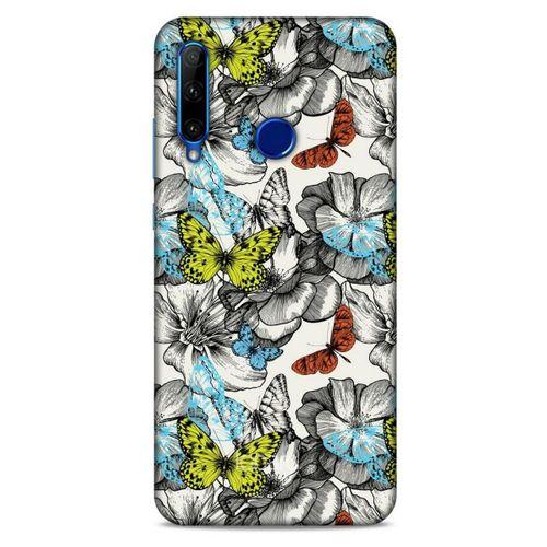 Huawei Honor 20 Lite Kılıf Kelebek Etkisi (22) Tam Koruma Kılıfı Cam Göbeği