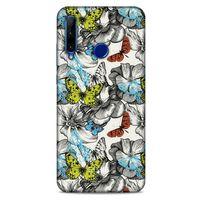 Huawei Honor 20 Lite Kılıf Kelebek Etkisi (22) Tam Koruma Kılıfı Cam Göbeği
