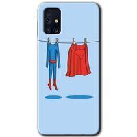 MRCİLETİSİM Samsung Galaxy M31s Kılıf Baskılı Kapak - İzin Günü +Tam Kaplayan Mat Seramik