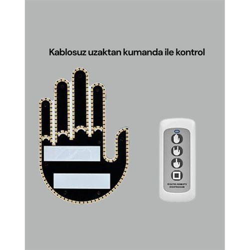 Yüksek Görünürlüklü Otomobil Jest Işığı – 3 Modlu Led Arka Cam Aksesuarı, Pratik Ve Eğlenceli