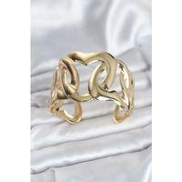 Pirinç Gold Renk Vintage Kadın Bileklik